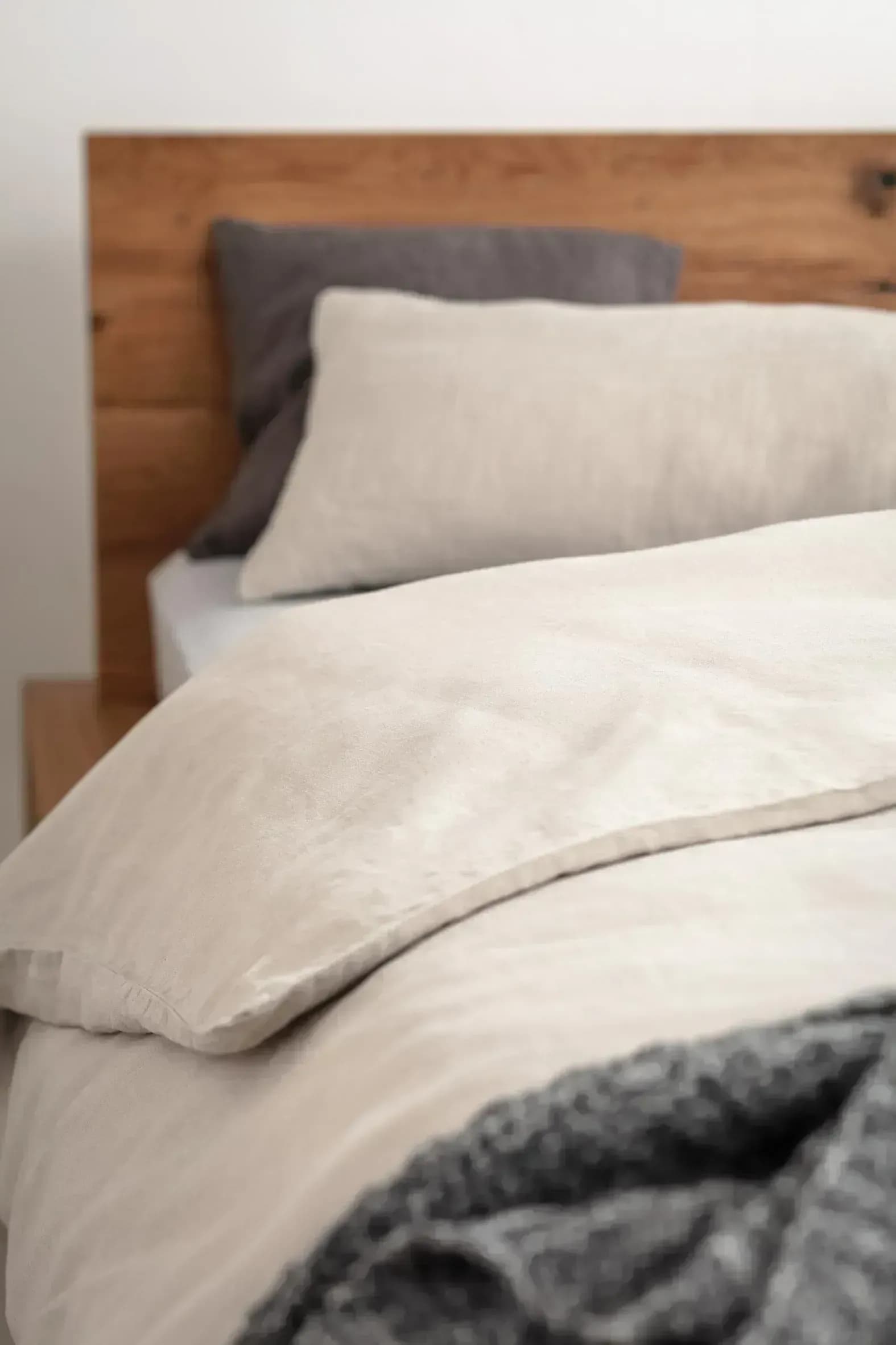 Bettwäsche aus 100 % Hanffasern, kühlend, hautfreundlich und allergikergeeignet