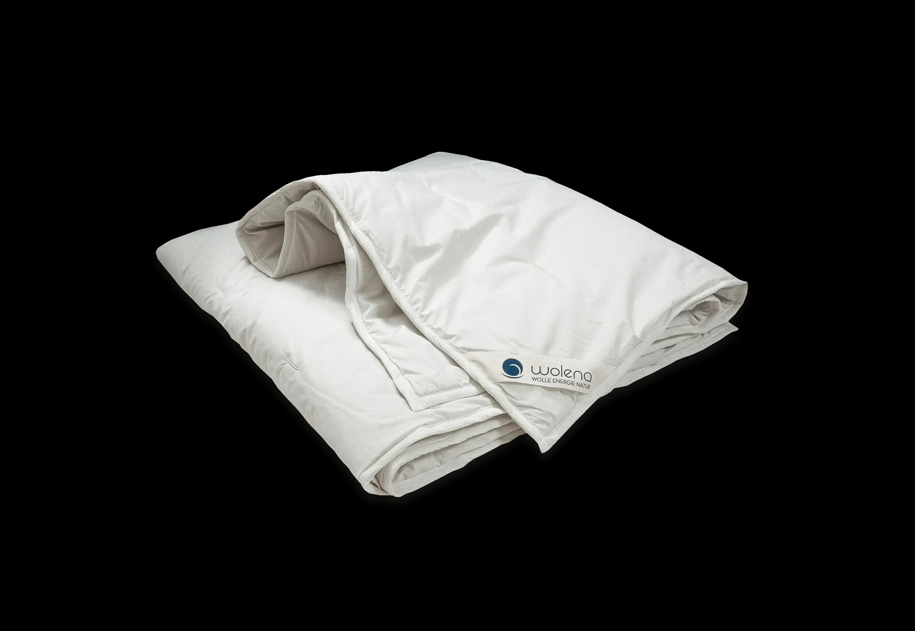 Wolle-Hanf-Decke, nachhaltig, kühlend im Sommer, wärmend im Winter